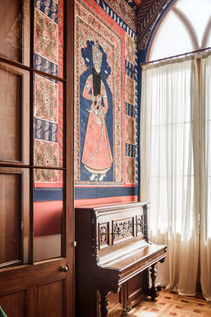 Alupka, Crimea - March 19, 2021: Grand vestibule in Vorontsov Palaceのeditorial素材
