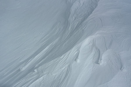 White snow background texture on mountainの写真素材