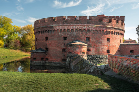 Tower Dona or Dohnaturm in autumn day. Kaliningrad. Russiaの写真素材