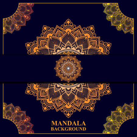 Luxury mandala background design.のイラスト素材