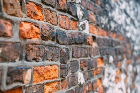 Old brick wall texture backgroundの写真素材