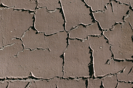 Old wall texture background with cracksの写真素材