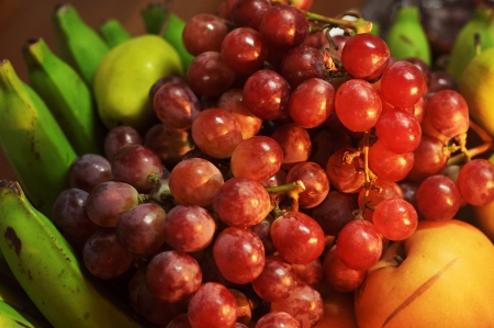 variety of fresh fruitsの写真素材