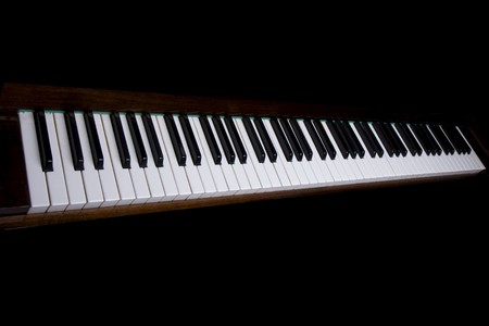 Image of the piano keysの写真素材