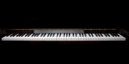 Image of the piano keysの写真素材