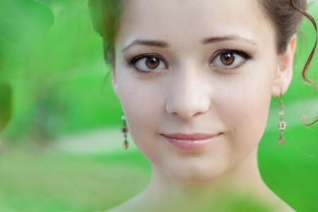 Beautiful woman in nature
の写真素材
