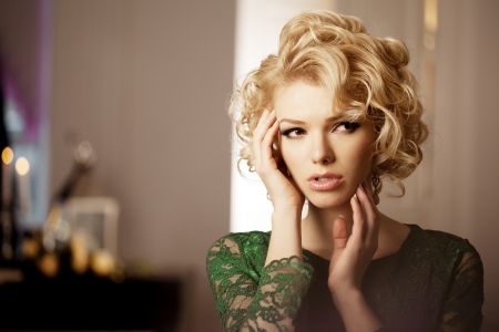Beauty rich luxury womanの写真素材