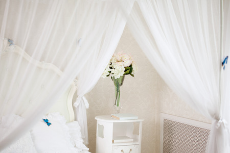 The bedroom in light pastel colors
の写真素材