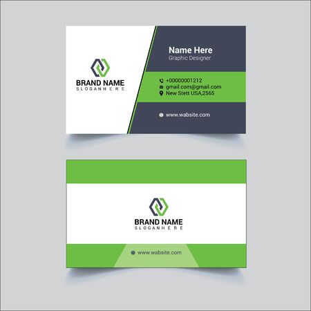 Corporate Business Card Template- Creative Modern Business Cardのイラスト素材