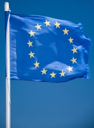EU flagの写真素材