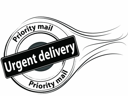 Urgent deliveryのイラスト素材