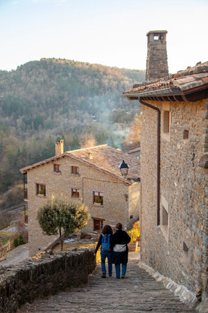 Rupit village in Catalonia, Spain.