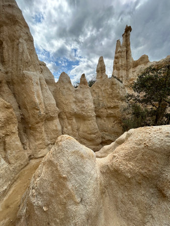 Goreme National Park, Sicily, Italy. Landscape with rocks.