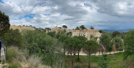 Panoramic view of Ronda in Andalusia, Spain