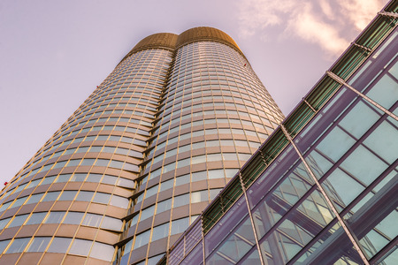 VIENNA, AUSTRIA - JULY 18, 2014: Millennium Tower, Vienna, Austria. It is the second tallest building in Austria at 171 metres (561 feet).のeditorial素材