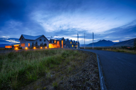 Fosshotel Vatnajokull located on the Ring Road in Icelandのeditorial素材