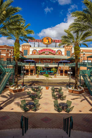 Centro Ybor Shopping Center in Tampa, Floridaのeditorial素材