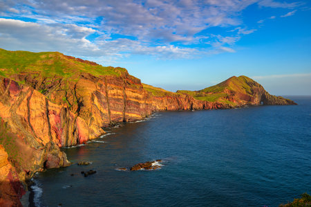 Ponta de Sao Lourenco peninsula, Madeira Islands, Portugalの写真素材