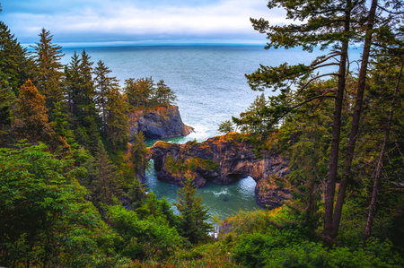 Samuel H. Boardman State Scenic Corridor in Oregon, USA.の写真素材