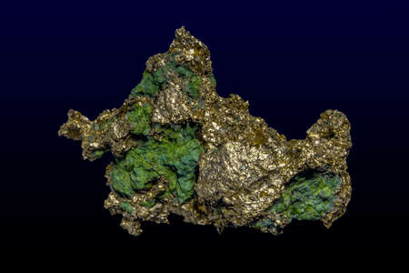 A nugget of native copper mineral .Close upの写真素材