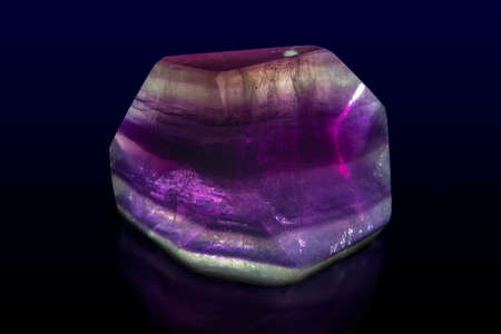 Natural crystal of Violet calcite, close up, detail