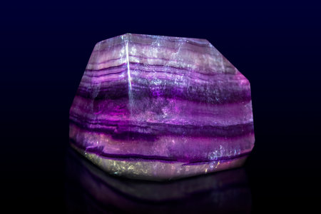 Natural crystal of Violet calcite, close up, detailの写真素材