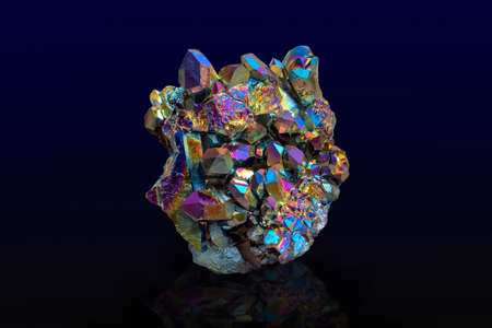 Rainbow crystal texture as very nice natural backgroundの写真素材
