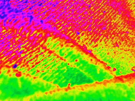 Cheerful ragged fiery abstract imageの写真素材