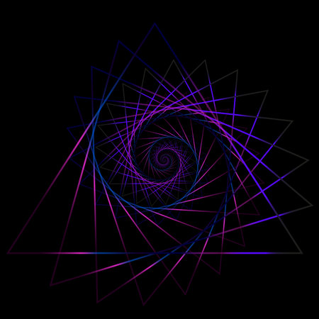 Spiral, swirl, twirl element. Swirl, whirlpool effect. Whirlpool vortex shape