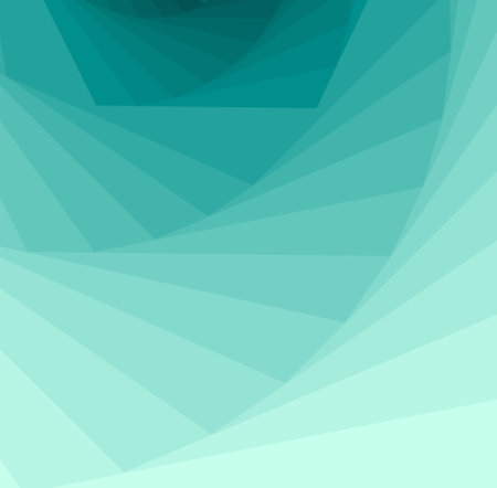 abstract background consisting of geometrical shapes in turquoise colors