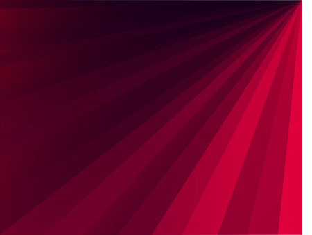 Abstract red background with rays of light. Vector illustration for your design