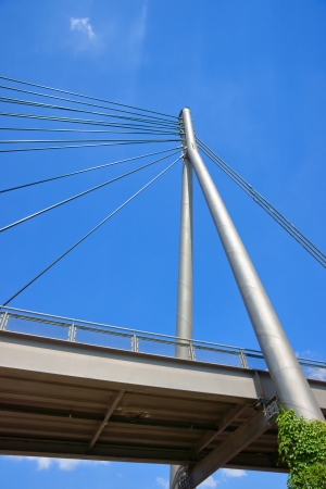 Modern Suspension Bridgeの写真素材