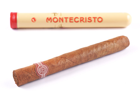 Cigar, Cuba, Montecristoのeditorial素材