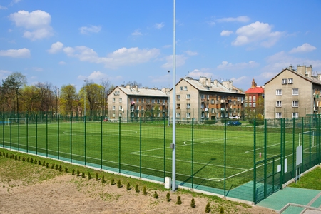 Sport, Soccer fieldの写真素材