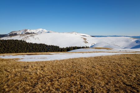 Discover beautiful Romanian Mountains- Winter landscape