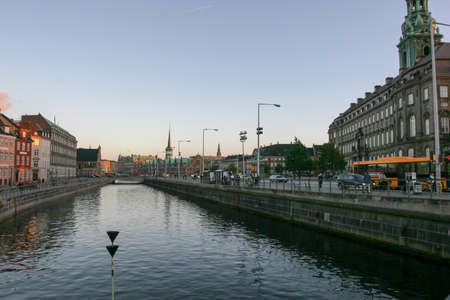 Copenhagen, Denamrk- October 22 2006 : The streets of beautidul city of Copenhagenのeditorial素材