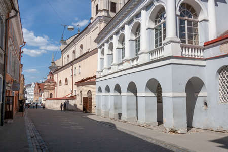 Vilnius, Lithuania - May 12, 2011: Beautifuul streets of Vilnius, Capital City Of Lithuaniaのeditorial素材