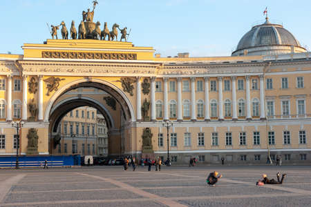 Sankt Petersburg, Russia - September 28th 2008: Saint Petersburg formerly known as Petrograd and later Leningrad , the second-largest city in Russia in a beautiful autumn dayのeditorial素材