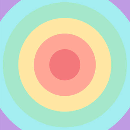 everyone is equal all gender equality.Six colored backgrounds are in overlapping circles.のイラスト素材