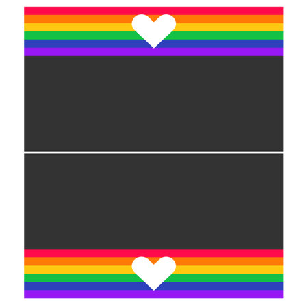 In the picture there are four colors, yellow, red, green, blue, with a white background.のイラスト素材