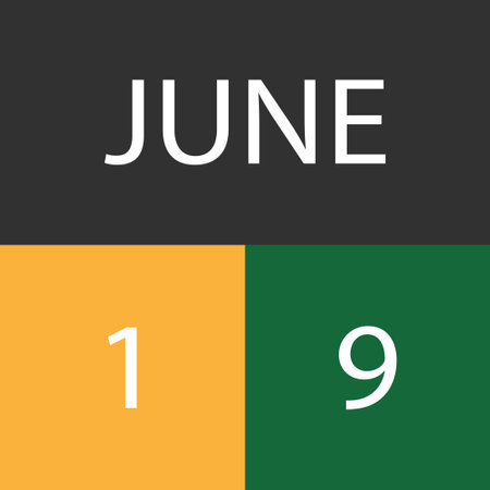 In picture have black, yellow, green background and captions with white numbers.&#xD;&#xA;のイラスト素材