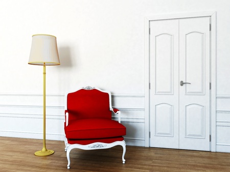 chair in the living roomの写真素材