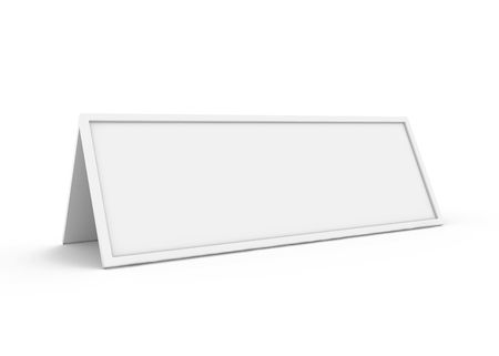 sign on a white background. 3d renderの写真素材