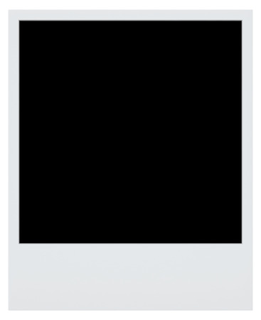 polaroid photo frames isolated  Retro blank photo frame backgrounの写真素材