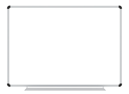 Whiteboard  blank white board isolated on white  school whiteboardの写真素材
