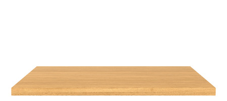 Wooden bookshelf isolated a white background  realistic woodの写真素材