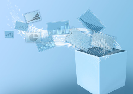 Economic graphs flying in the white box