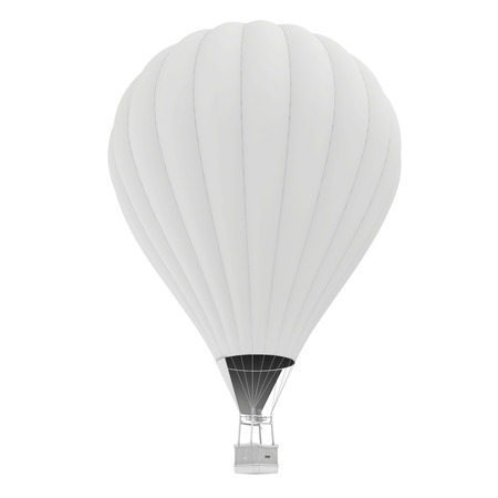 Hot Air Balloon. isolated on white background.の写真素材