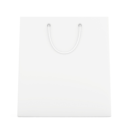 Empty Shopping Bag for advertising and branding. 3d rendering.の写真素材