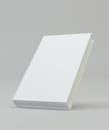 Blank book cover template for mockup. 3d renderingの写真素材